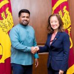 ඇමරිකා එක්සත් ජනපද තානාපතිජූලි චන්ග් මහත්මිය ජනපති හමු වෙයි