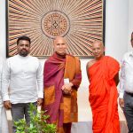 එහිපස්සිකෝ” සාම පාගමනේ සමාප්තියෙන් පසු පූජ්‍ය පඤ්ඤාකර ස්වාමීන්වහන්සේ ජනපති හමු වෙති