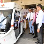 හදිසි අනතුරු අංශයට රුපියල් ලක්ෂ 30 ක් වටිනා ETX නවීනතම විද්‍යුත් ත්‍රීරෝද රථයක් පරිත්‍යාග කෙරේ.