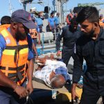 දකුණු මුහුදේදී ආබාධයට ලක් වූ ධීවරයෙකු නාවික හමුදාව මඟින් ගොඩබිමට රැගෙන එයි