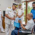 නාවික හමුදාධිපති වැලිසර නාවික රණවිරු රැකවරණ මධ්‍යස්ථානයේ රණවිරුවන් හමුවෙයි