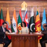 එක්සත් ජාතීන්ගේ නේවාසික සම්බන්ධීකාරක සහ අගමැතිණිය අතර  සාකච්ඡාවක්.