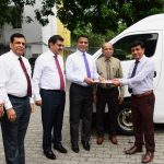 මුලතිව් දිස්ත්‍රික් මහ රෝහලට ගිලන් රථයක්.