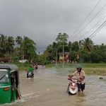 ප්‍රදේශ කිහිපයකට සුළු ගංවතුර තත්ත්වයක්