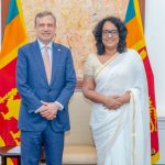 ශ්‍රී ලංකාවේ ඇමරිකා එක්සත් ජනපද තානාපතිවරයා සහ අග්‍රාමාත්‍යතුමිය අතර හමුවක්.